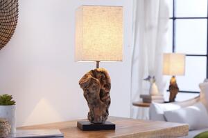 Stylová stolní lampa Hypnotic 45cm béžová