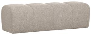 WOOOD Béžová bouclé lavice Zuno 160 cm