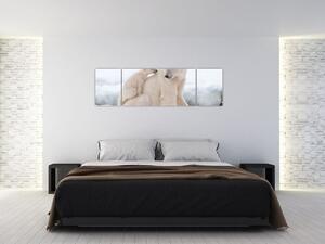 Obraz - Lední medvědi (170x50 cm)