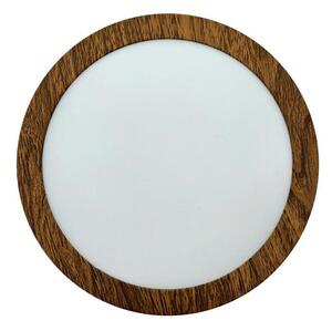 LED Stropní svítidlo RING LED/12W/230V 4200K pr. 16 cm hnědá
