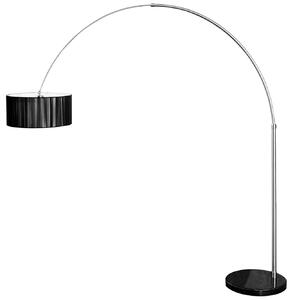 Moderní nastavitelná stojací lampa Extenso černá
