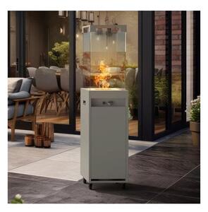 Planika Faro GAS - Venkovní plynový krb 142x36 cm 8kW šedá + ochranný kryt