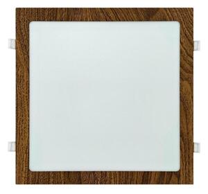 LED Podhledové svítidlo SQUARE LED/24W/230V 4200K 29,2x29,2 cm hnědá