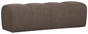 WOOOD Hnědá bouclé lavice Zuno 160 cm