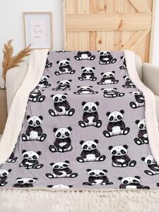 MK Lůžkoviny Beránková deka mikroplyš Exclusive 150 × 200 cm – Panda