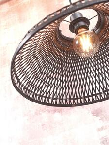 Stropní visící lampa tahiti 45 x 20 cm černá