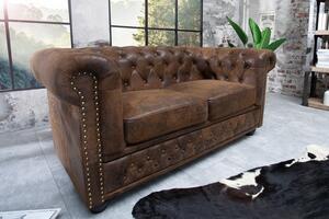 Stylová pohovka Chesterfield II Starožitný vzhled 150 cm