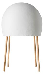 Stolní lampa Foscarini, Kurage, Bílá, Obývací pokoj, Dřevo, Design
