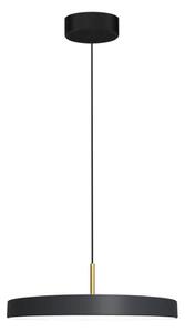 LED Lustr na lanku DISC LED/38W/230V pr. 45 cm černá