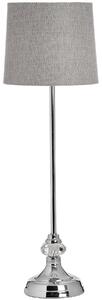 Stylová chromovaná lampa GENOA ve stříbrné barvě v glamour stylu 62 cm
