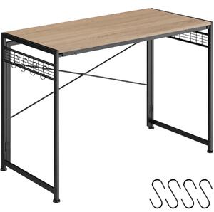 Tectake Psací stůl Paterson 102x51x77cm - Industrial světlé dřevo, dub Sonoma