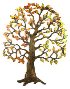 AMADEA Dřevěný strom, barevná závěsná dekorace, výška 20 cm