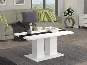 Konferenční stolek Rodkor, Barva: bílá / bílá + černá Mirjan24 5903211107122