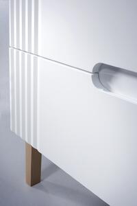 Koupelnová skříňka s umyvadlem a deskou FIJI White DU100/1 | 100 cm