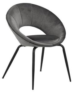 Židle Julia VIC tmavě šedá