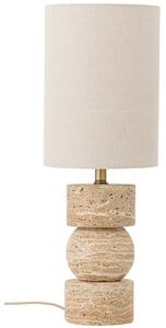 Bloomingville Béžová kamenná stolní lampa Marci