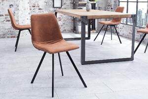 Designová židle Amsterdam retro Vintage hnědá