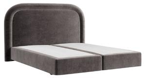Maison de Rêve Hnědá sametová postel boxspring HAVANA 140 x 200 cm