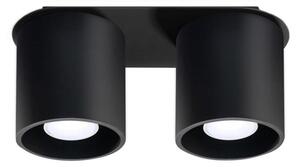 Sollux SL.0054 - Bodové svítidlo ORBIS 2 2xGU10/40W/230V černá