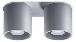 Sollux SL.0055 - Bodové svítidlo ORBIS 2 2xGU10/40W/230V šedá