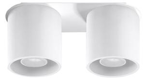 Sollux SL.0056 - Bodové svítidlo ORBIS 2 2xGU10/40W/230V bílá