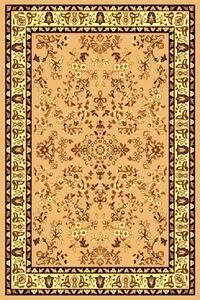 KARAT Kusový béžový koberec Gold 259-12