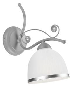 Nástěnná lampa RETRO II 1xE27/60W/230V stříbrná