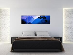 Obraz - Noční nebe v Nepálu (170x50 cm)