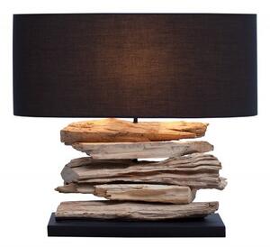 Designová stolní lampa Riverine II černá