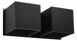 Sollux SL.0657 - Nástěnné svítidlo QUAD 2xG9/40W/230V černá