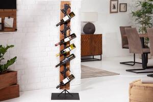 Stylová vinotéka Barracuda 140cm Teak