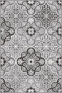 KARAT Kusový šedý koberec Mira 24035-169 - 60 x 110