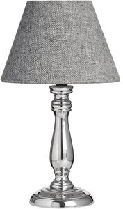 Chromová stolní lampa Fewlson rustikální 37cm