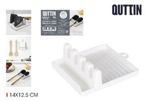 QUTTIN Plastový držák na vařečky a kuchyňské náčiní, proti znečištění, bílý, NOX BQ01019973811