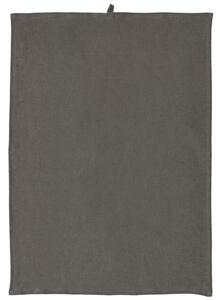 Södahl Hnědá lněná utěrka Pure Linen 50 x 70 cm