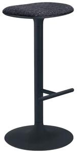 Infiniti Tmavě šedá barová židle Flink 76 cm