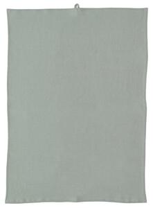 Södahl Zelená lněná utěrka Pure Linen 50 x 70 cm