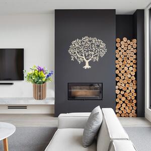 AMADEA Dřevěný strom, přírodní závěsná dekorace, 27 cm