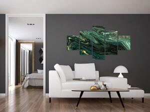 Obraz - Zelený mramor (125x70 cm)