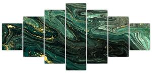 Obraz - Zelený mramor (210x100 cm)