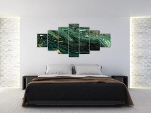 Obraz - Zelený mramor (210x100 cm)