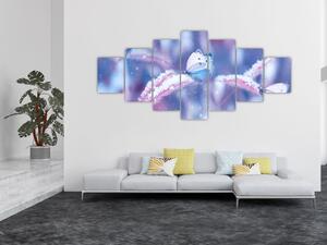 Obraz - Motýli v zimě (210x100 cm)
