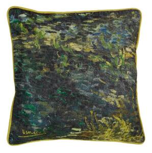 BH Van Gogh polštář Paintbrush Green 45x45cm, zelený (dekorační polštář z kolekce Van Gogh)