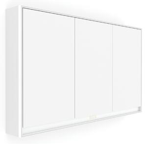 Bílá LED podsvícená zrcadlová skříňka 1200