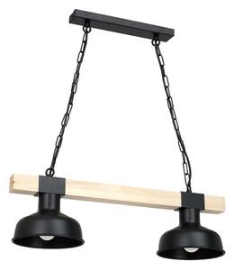 Lustr na řetězu FARO 2xE27/60W/230V