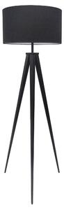 Designová stojací retro lampa Tripod černá