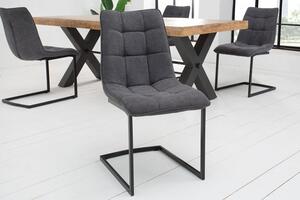 Designová moderní židle Suave II tmavě šedá