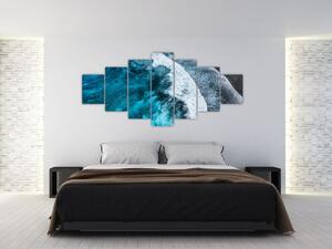 Obraz - Vlny na moři (210x100 cm)