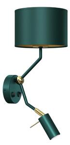 Flexibilní svítidlo VERDE 1xE27/60W/230V + 1xGU10-MR11/7W zelená