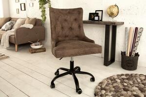 Designové otočné kancelářské křeslo Modern Secretary hnědá